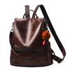 Women's Bag Korean Version of the New Fashion Soft Leather Large-capacity Backpack Street Casual Backpack