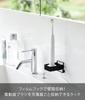 Yamazaki Tower Film Hook Electric Toothbrush Charger x x film hooks and Floating Model 10226 Rack, Black, Dimensions W5.6 D8.7 H5.5cm (excluding