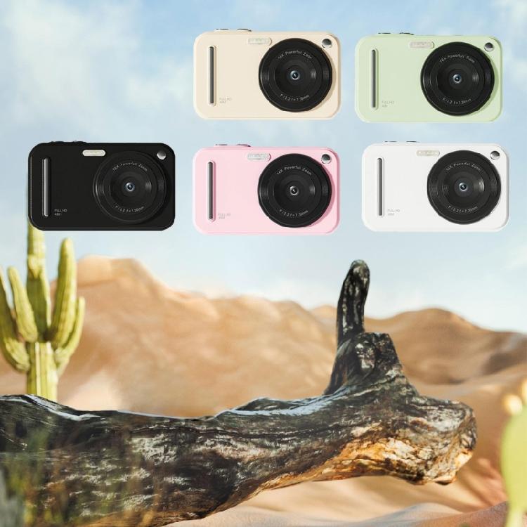 Mini CMOS Digital Camera 48MP Auto Focusing 2.4Inch Display Shockproof Photos and Video For Kids Beginner Creative
