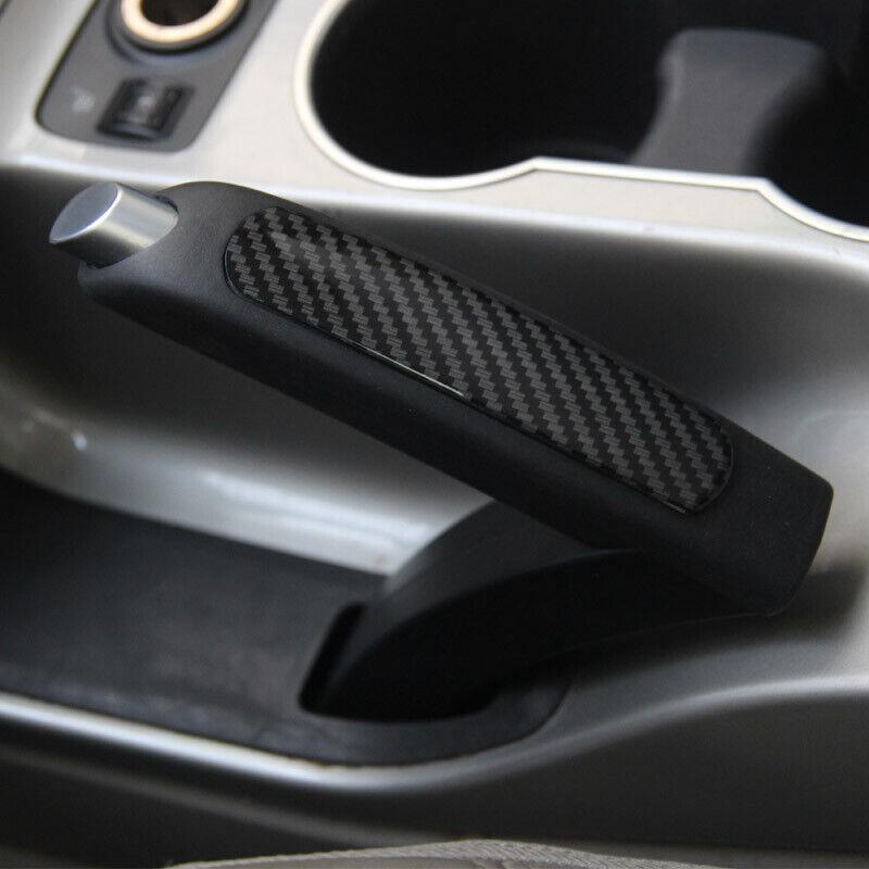 Carbon Fiber Plastic Brake Handle Handbrake Cover Trim For Ford Escape 2013-2016