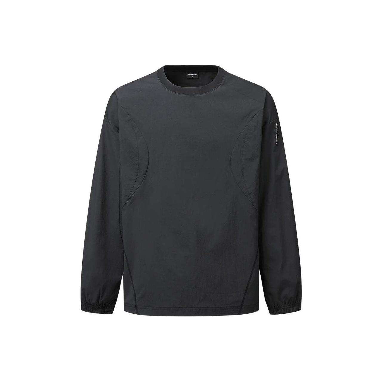 

SALOMON Футболка с длинным рукавом свободного кроя с принтом логотипа-буквы Мужские топы C29952 XL