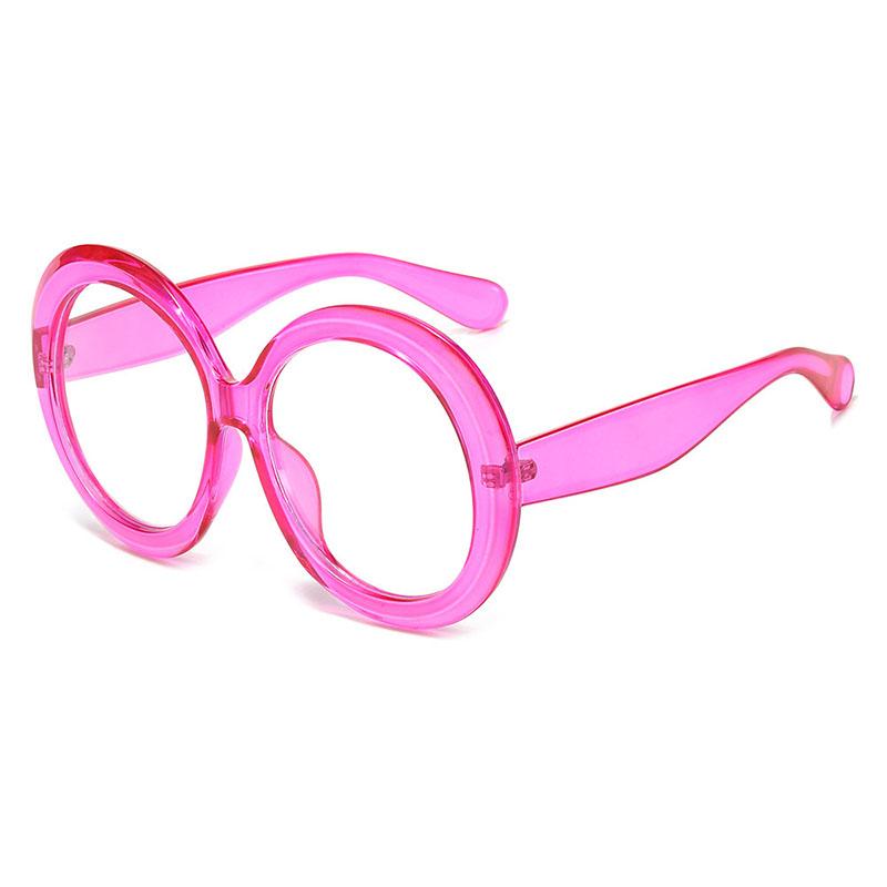 SHAUNA Vintage Oversized Round Women Sunglasses Fashion Double Color Gradient Shades UV400 Men Trending Punk Sun Glasses