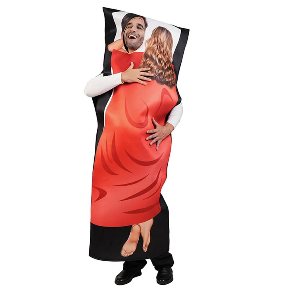 

Хэллоуин взрослые костюмы смешная одежда для косплея Adult One Size красный