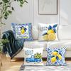 4Pcs Lemon Cushion Covers Single-sided Printed 45CM Throw Pillow Case Cover Sofa Cushion Home Room Decor