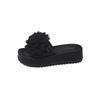 Fashion Shoes Female 2025 New Open Toe Women's Slippers Fashion Floral Summer Concise Comfortable Non-Slip Best Seller Platform Slippers
