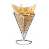 Cone-shaped French Fry Holder, Display Rack for Fried Chicken, Reusable Basket