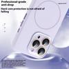 Für iPhone 16 Pro Max Hülle Kompatibel mit MagSafe Silikon Handyhülle mit Kameraobjektiv Vollständiger Schutz