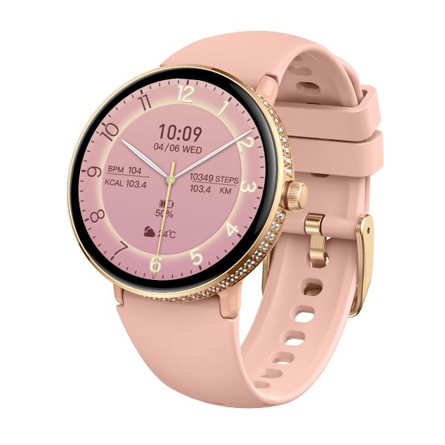 2025 New Models Ladies Smart Watch S76 HD Amoled Screen Waterproof IP67 Compass Function Magnetic Smartwatch Manufacturer