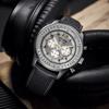 Citizen FF Light Powered Quartz Movement Cow Leather Strap Watch Men's Watches Gray Dial CA4500-24H