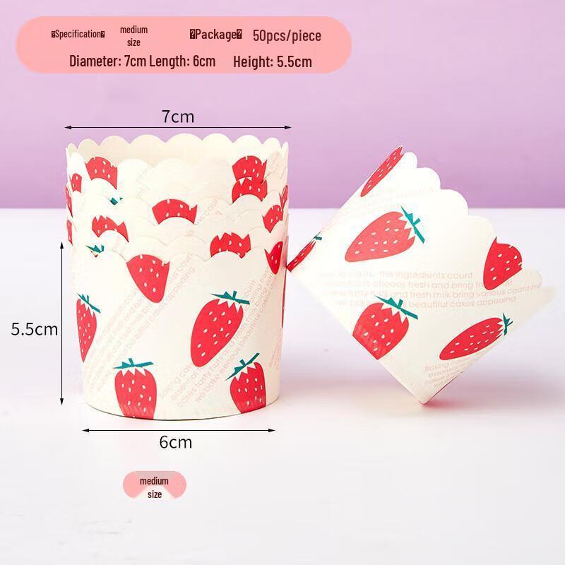 JINGRX High-Temperature Baking Muffin Paper Cups