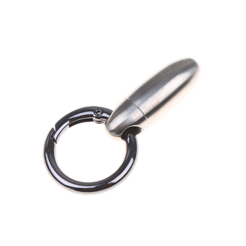 Titanium Alloy Waterproof Bunker Portable Small Pill Box Sealed Waterproof Keyring Mini Carry-On First Aid Pill Bottle