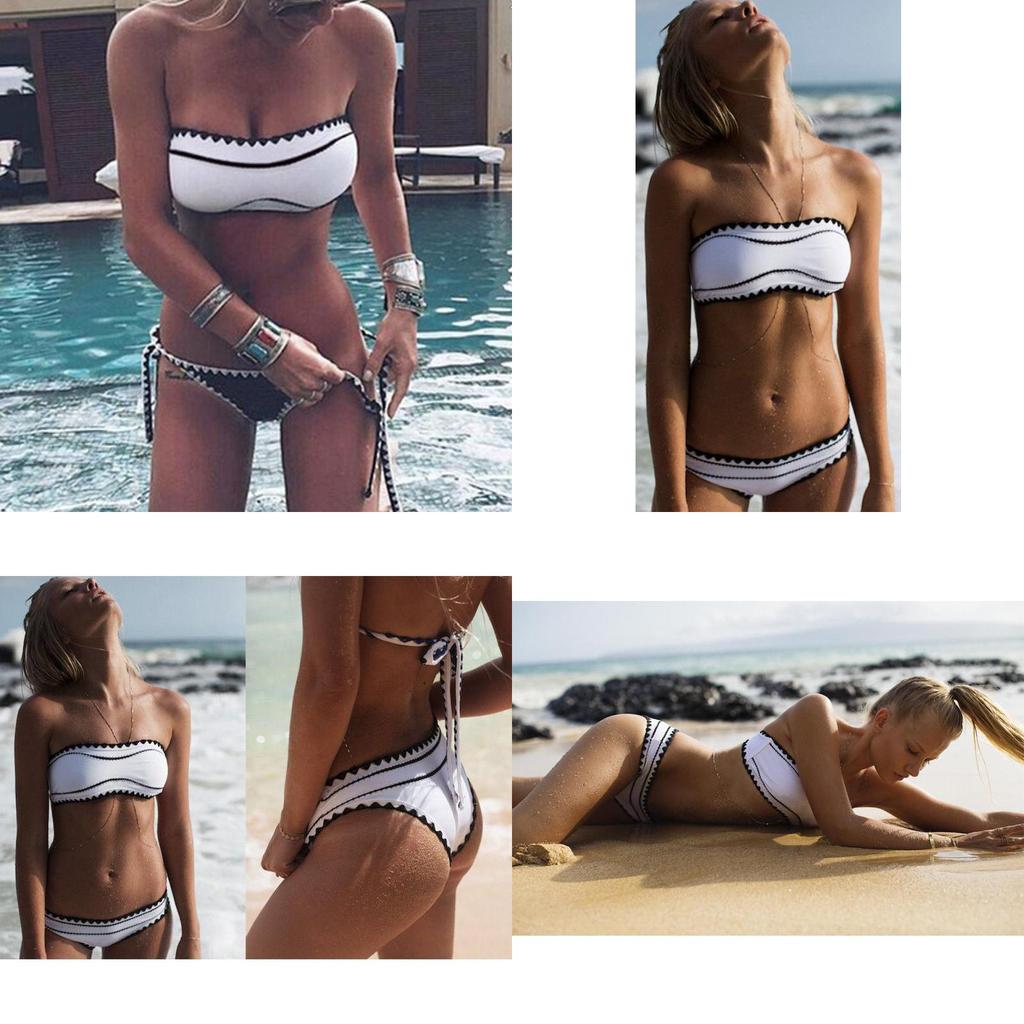 Elegant Womens Padded Bra Floral Swimsuit With Timeless Beach Bandage Bikini Style