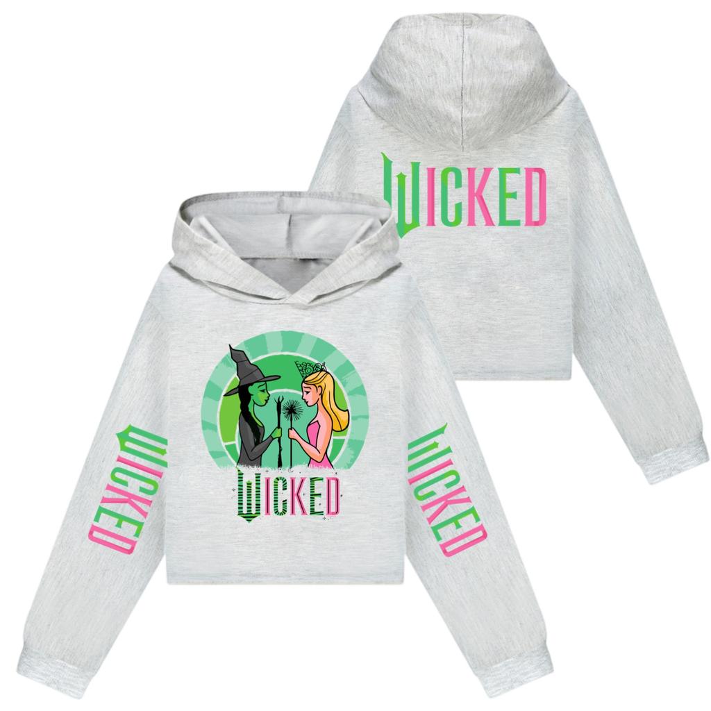 Children's Long-sleeved Loose Pullover Letter-printed Hooded Sweatshirt