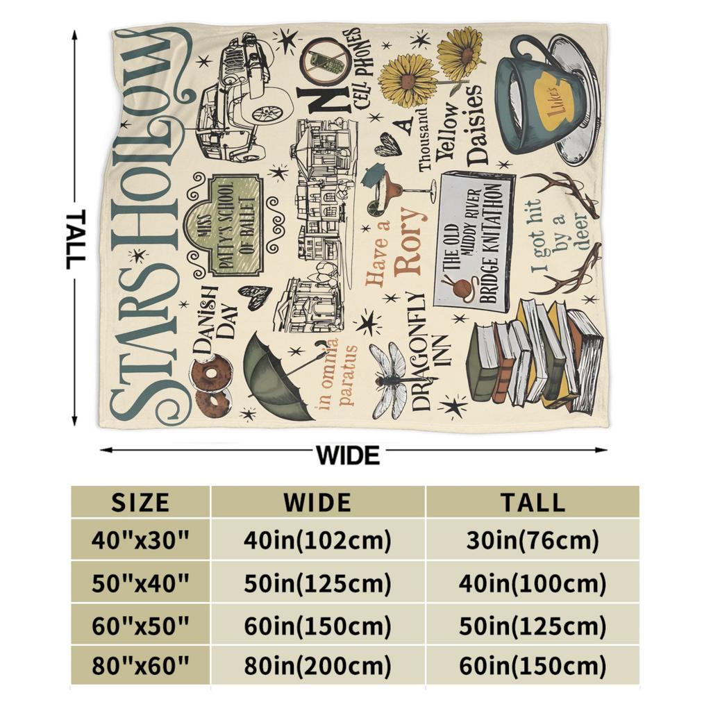 Gilmore Girls Blankets Flannel Spring Autumn  Multi-function Warm Throw Blanket for Bedding Outdoor Quilt