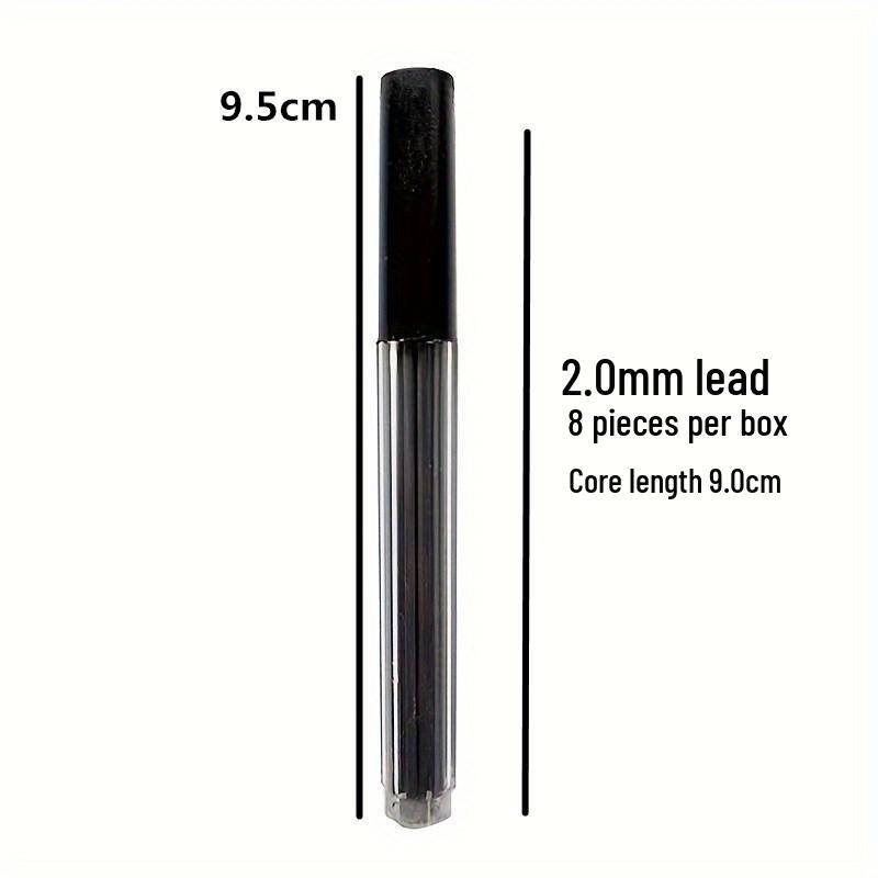 Mechanical Pencil Lead HB: 0.3-2.0mm Auto Pencil Writing Supplies HB