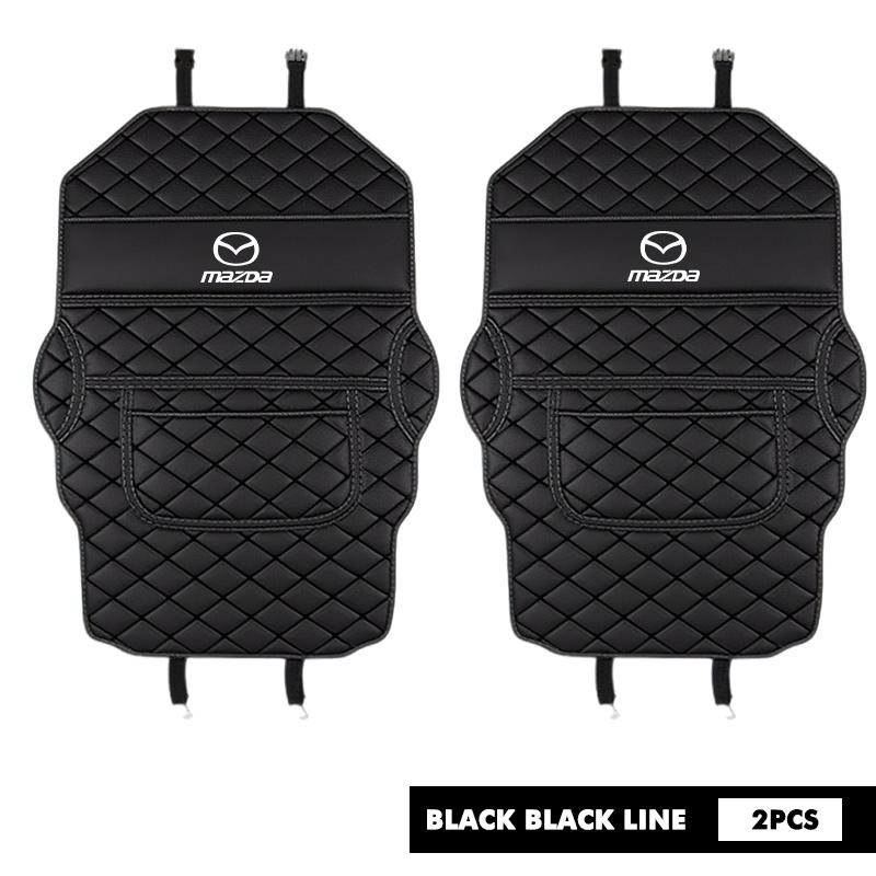 Car Seat Anti-Kick Mats Full-Package Anti-Dirty Protection Pads For Mazda CX9 MX5 RX8 Axela Demio Atenza MS GJI GH BK MP