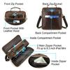 CONTACT'S Genuine Leather Sling Shoulder Bags for Men High Quality Messenger Business Bags Durable Men Crossbody Bags for 8.3 Inch Pad
