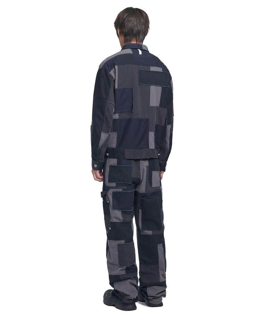 Nomaenyueol Multi Panel Work Pants - Washed Navy