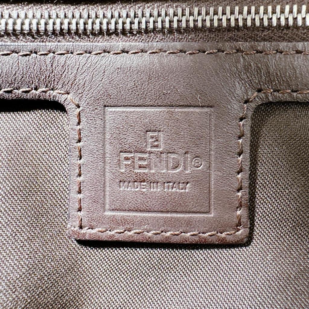 Fendi Zucca Lightweight Shoulder Bag Shoulder Bag Canvas Brown Unisex 26329 Used