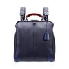 [YOUTA] LIZARD Toyooka Bag Dulles Bag, Made In Japan with Synthetic Leather, Vertical Style, Navy, Large