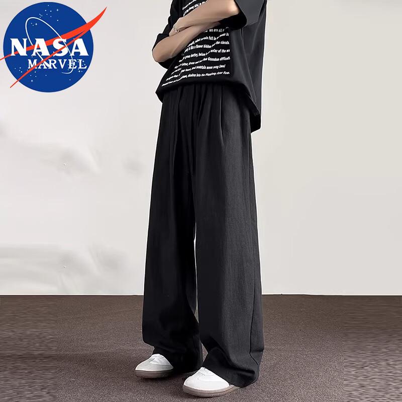 NASA MARVEL Men s Summer Loose Straight-Leg Casual Pants 2XL