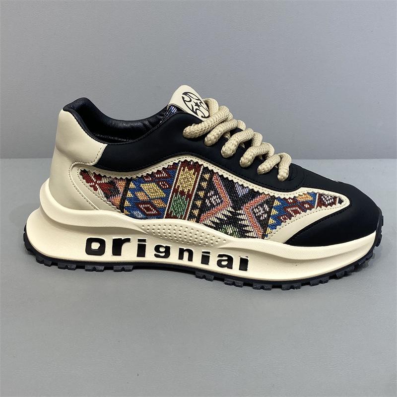 Modne Nowe Przystojne Męskie Sneakersy Antypoślizgowe i Odporne na Ścieranie Buty do Biegania Outdoorowe Wszechstronne Modne w Stylu Kampusowym Studenckie Buty Casual