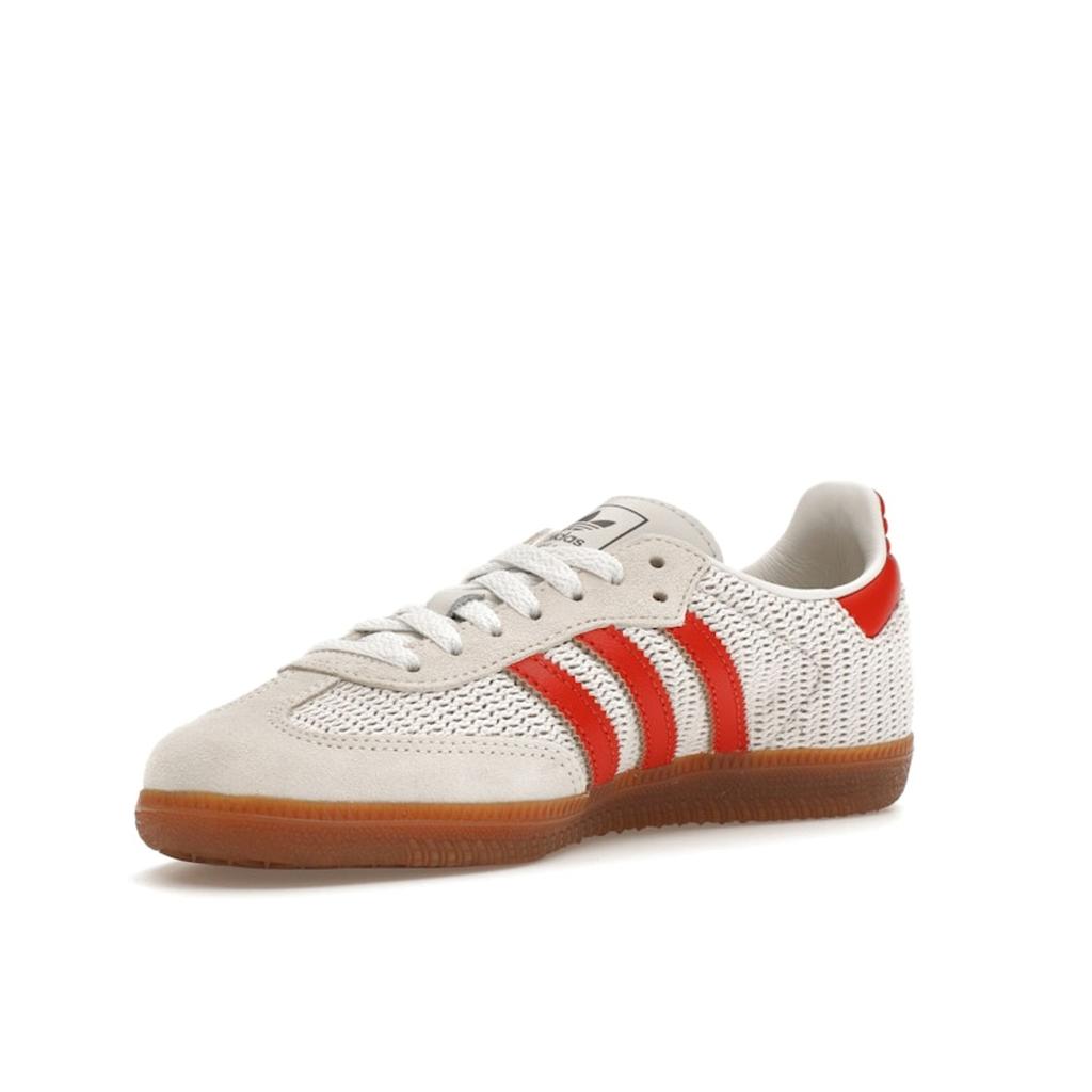 Adidas Samba OG Crystal White Preloved Red Unisex Sneakers Gum IG1380