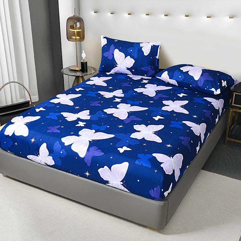 Leopard Wild Print Microfiber Bed Fitted Sheet- Comfort, Hypoallergenic, TwinFullQueenKing Size, Add A Bold Statement