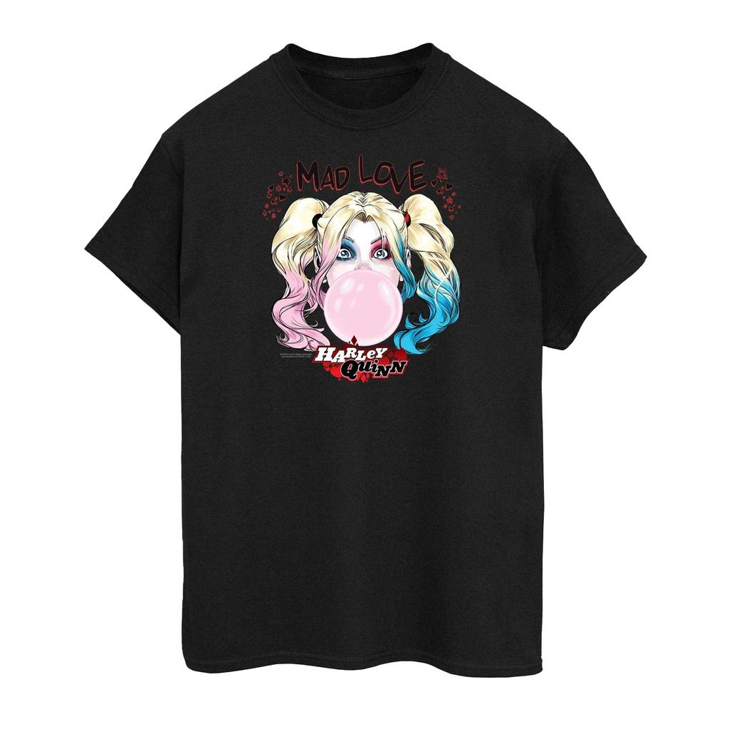 Harley Quinn Mens Mad Love Cotton T-Shirt