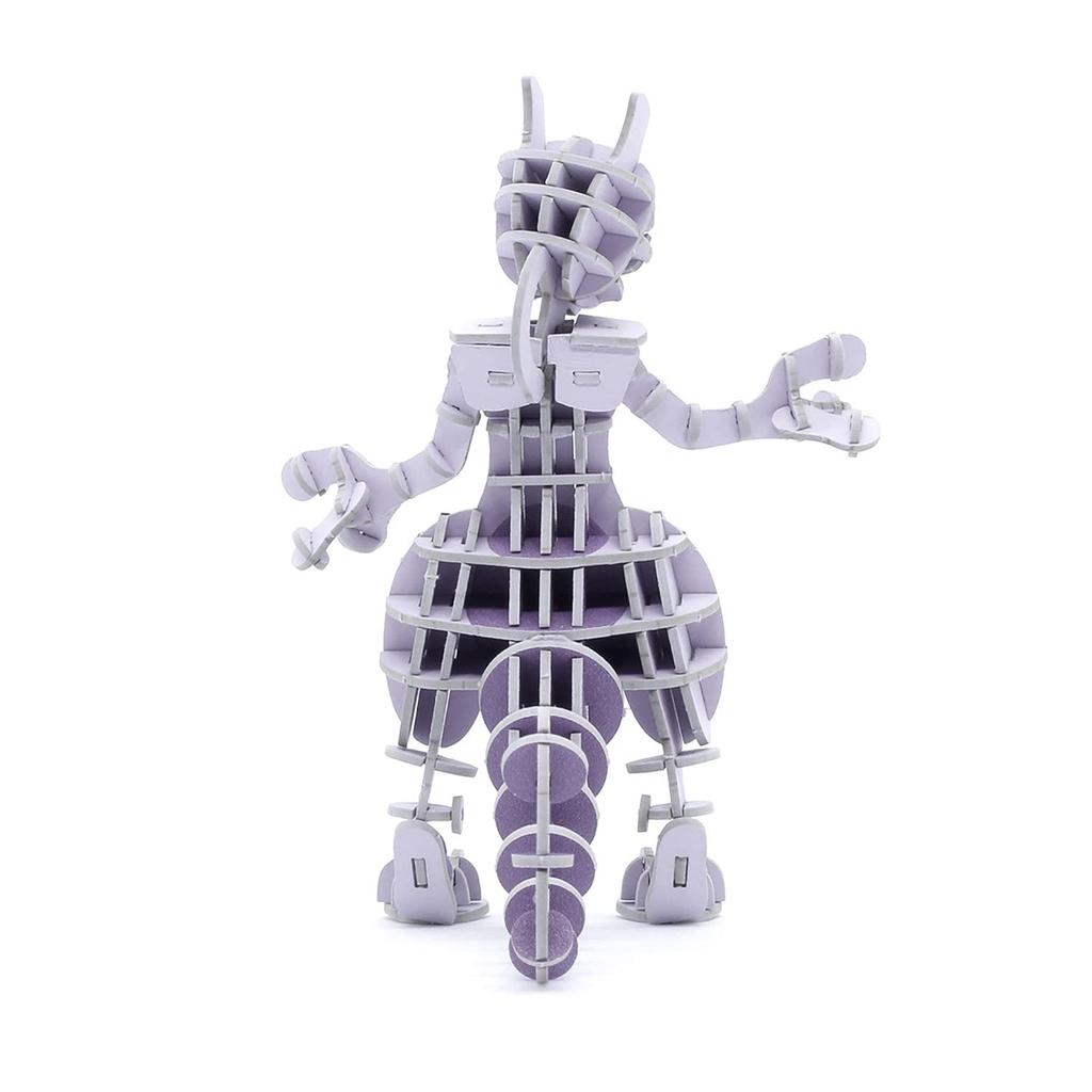 PLUS Mewtwo 3D Paper Puzzle DIY Craft Kit for Kids and Adults Educational Toy for Boys and Girls 3D Artwork and a Great Gift for Adults si-gu-mi