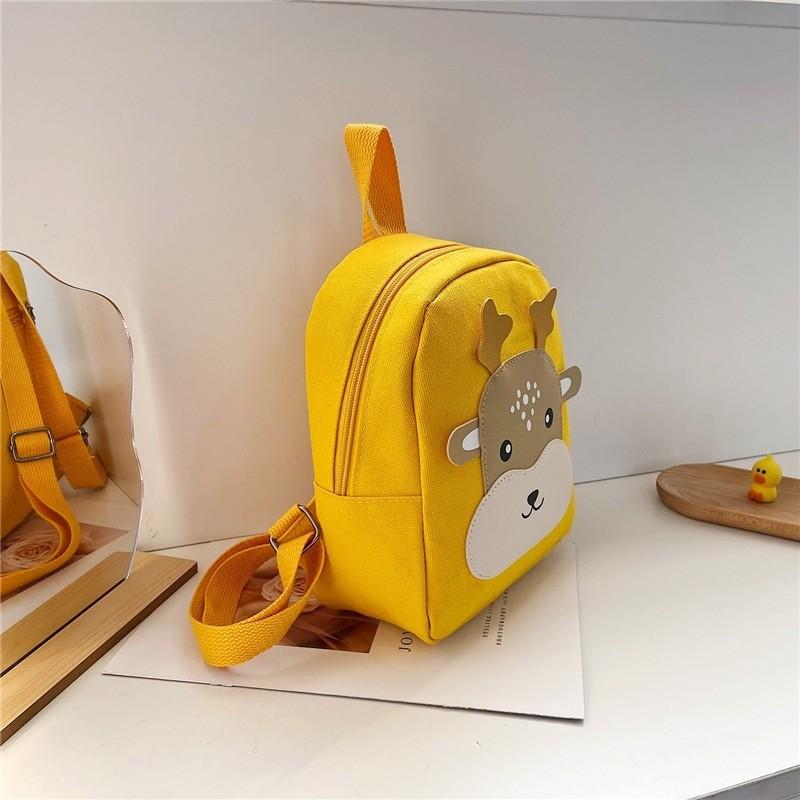 Childrens Cartoon Backpack With Breathable Canvas Material For Kindergarten Kids
