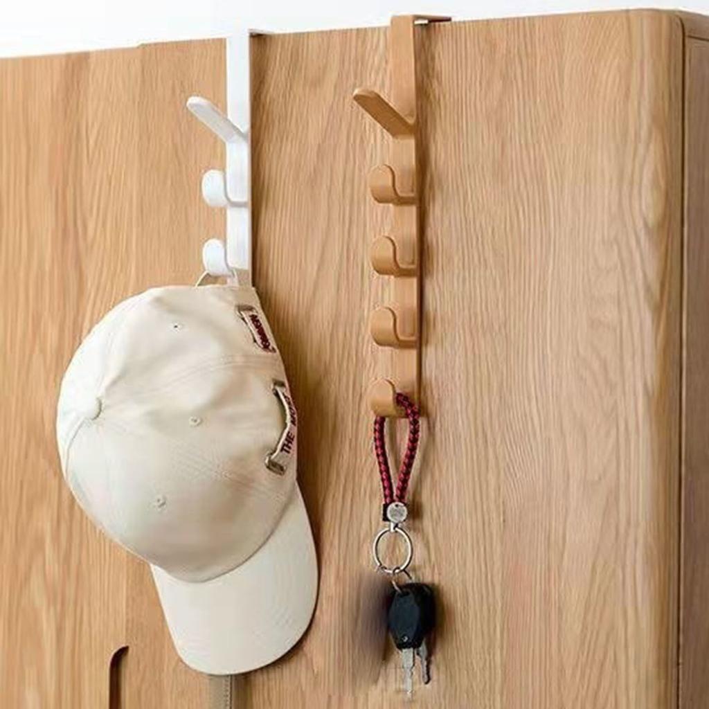 Over The Door Hook Plastics Heavy Duty Over Door Hanger Holder for Coat Robe Clothes Towel Hanging Bathroom Organizer
