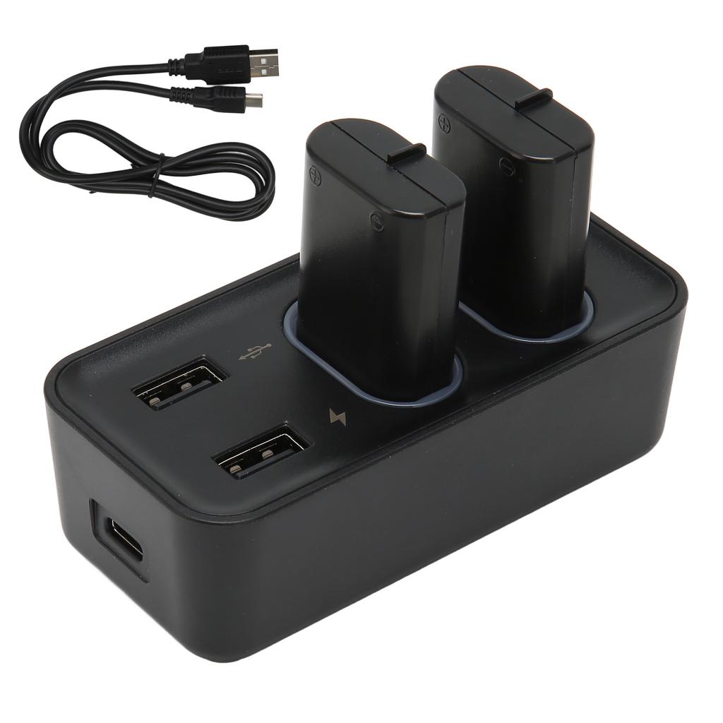 Controller Battery Pack 2pcs 800mAh Rechargeable Batteries with USB Charger Station for Xbox One X S