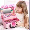 32Pcs Kids Makeup Toys Girls Real Makeup Kit Washable Non-Toxic Makeup Toy Set Retro Beauty Makeup
