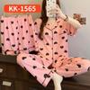 Cute Cartoon Rabbit Summer Pajama Set: Soft, Wrinkled Fabric, Short-Sleeved, Three-Piece Home Wear