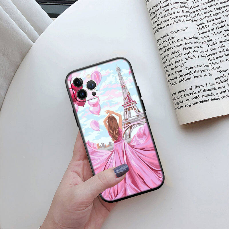 MH128 Paris Eiffel Tower Case for Samsung A06 A35 A25 A24 A15 A05S A05 M55 M35 M15 A02 A12 A13 A10 A16 A20 A30 A22 A31 A32 A33 A42 A50