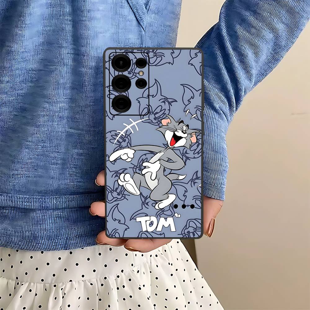 Cartoon T-Toms And J-Jerrys Phone Case For Samsung S 24 Fe 25 Ultra Plus 20 Lite 21 30 22 23 24 22 Ultra 5G Fundas