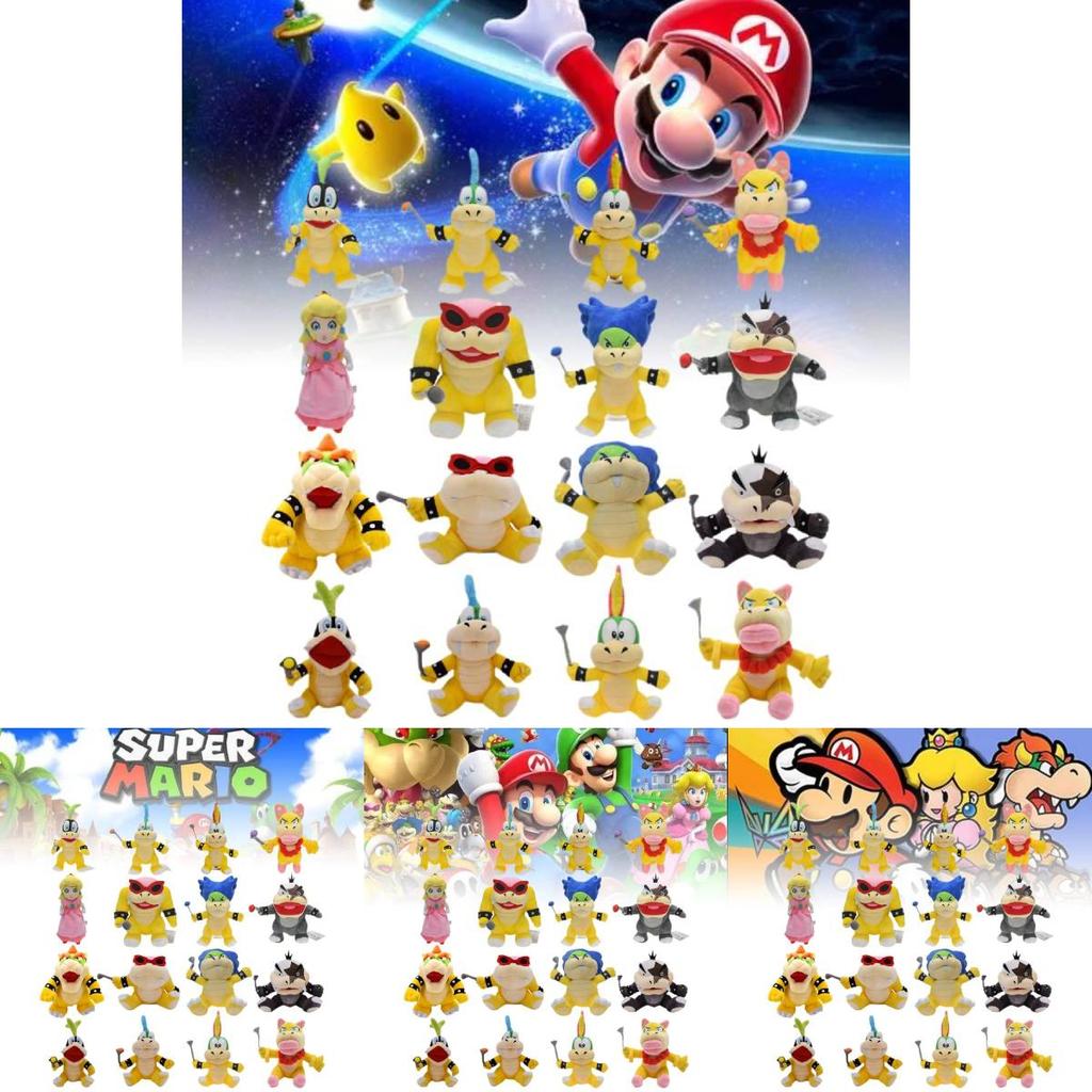 Soft And Huggable Mario Plush Toys Including Luigi Remira And Wendy Perfect For Kids