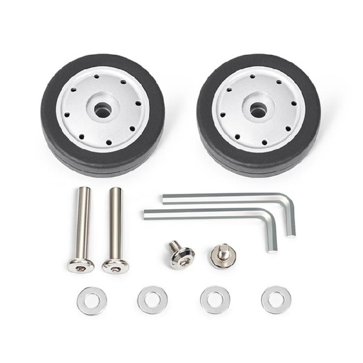 2PCS Plastic Suitcase Replacement Rollers Quiet Wheels Easy Install Assembly Practical Travel Luggage Casters