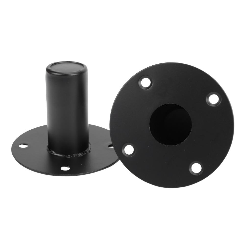 2PCS 107x83mm Tripod Speaker Stand Mount Adapter Iron Speaker Pole Mount  for PA DJ Setup