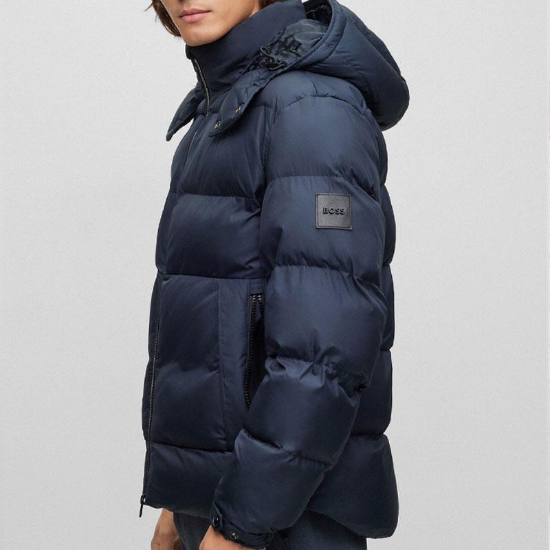 HUGO BOSS SS24 Puffer Jacket Men's Dark Blue 50497836-404