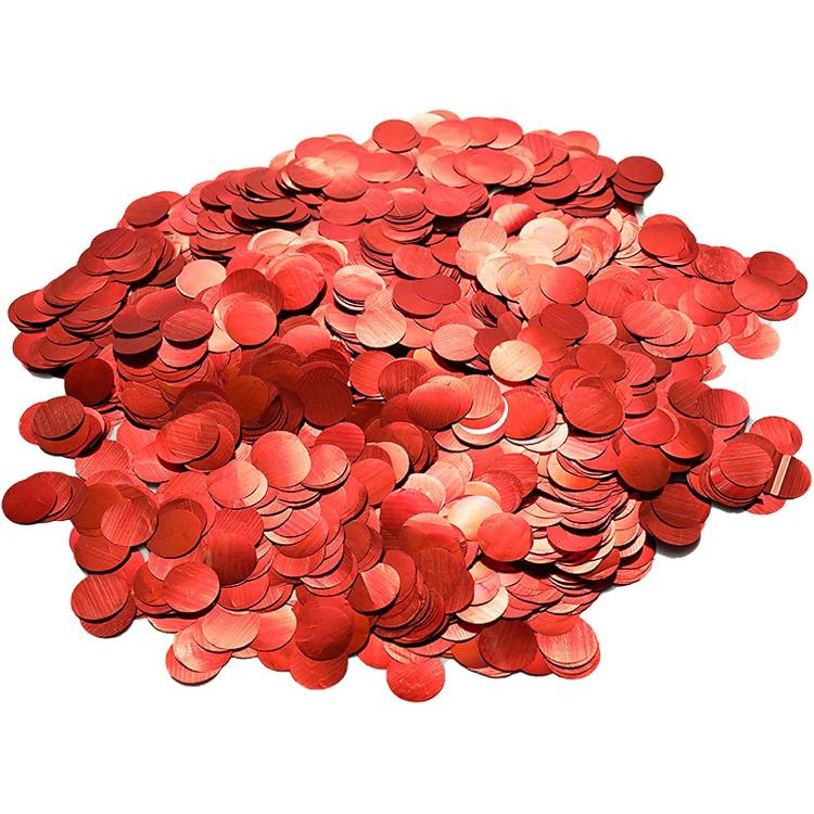 Purple Foil Confetti,Round Dots Glitter Table Confetti,Sparkling for Party Decorations(1.76 OZ)