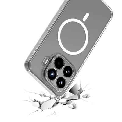 Geeignet für Xiaomi 17T 2-in-1 transparent magnetische Saugung Xiaomi 17T PRO Bayer-Material Anti-Gelb TPU + PC Set Bier