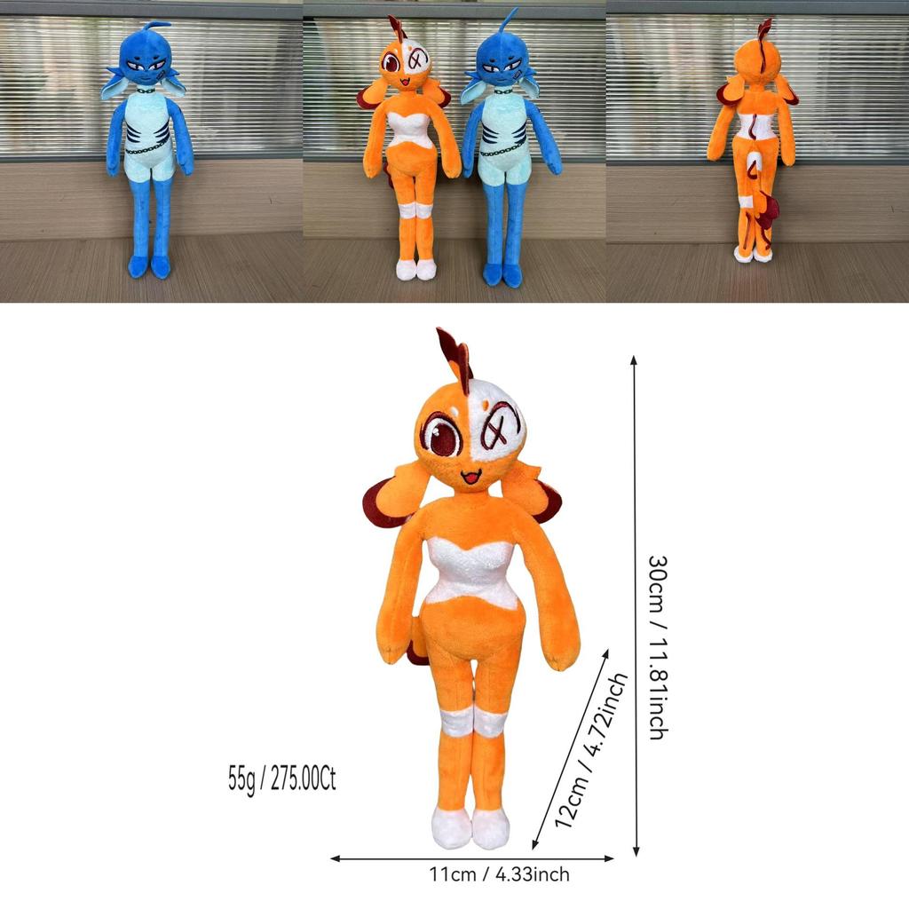 Plush Clownfish Toy With Soft Crystal Fiber Filling For Kids And Collectors