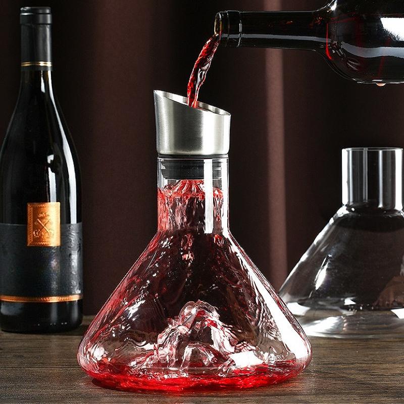 High-End Wine Separator Luxury Red Wine Decanter Transparent Nordic Wine Dispenser Multiple Capacity Decanter Drinking Utensils
