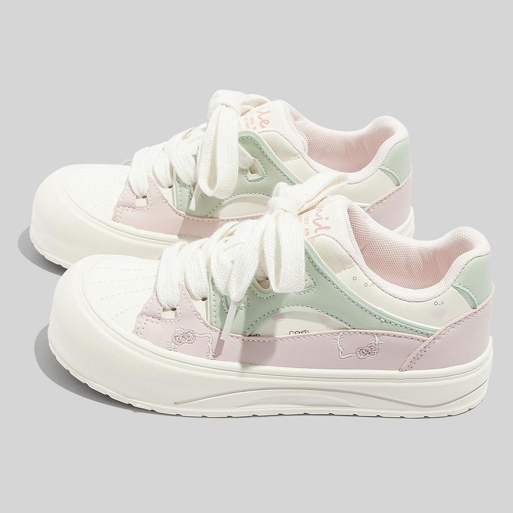 Belle Macaron color low-top spring new comfortable casual board shoes