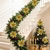 10Pcs Multi-Color Glitter Flower Christmas Tree Decor Christmas Tree Decoration New Year