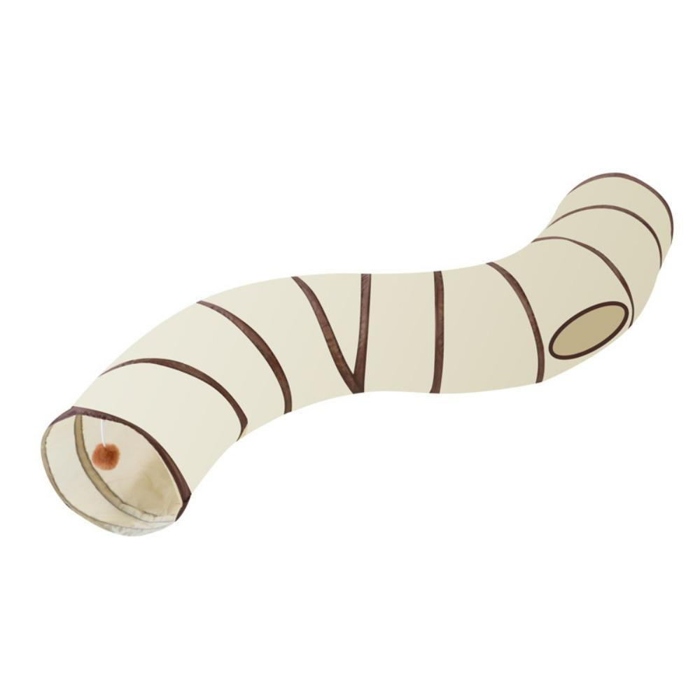 

Складной туннель для кошек Труба Полиэстер+Стальная проволока Туннель-лабиринт для кошек Портативная игрушка для развлечений питомцев Морская свинка S-Type