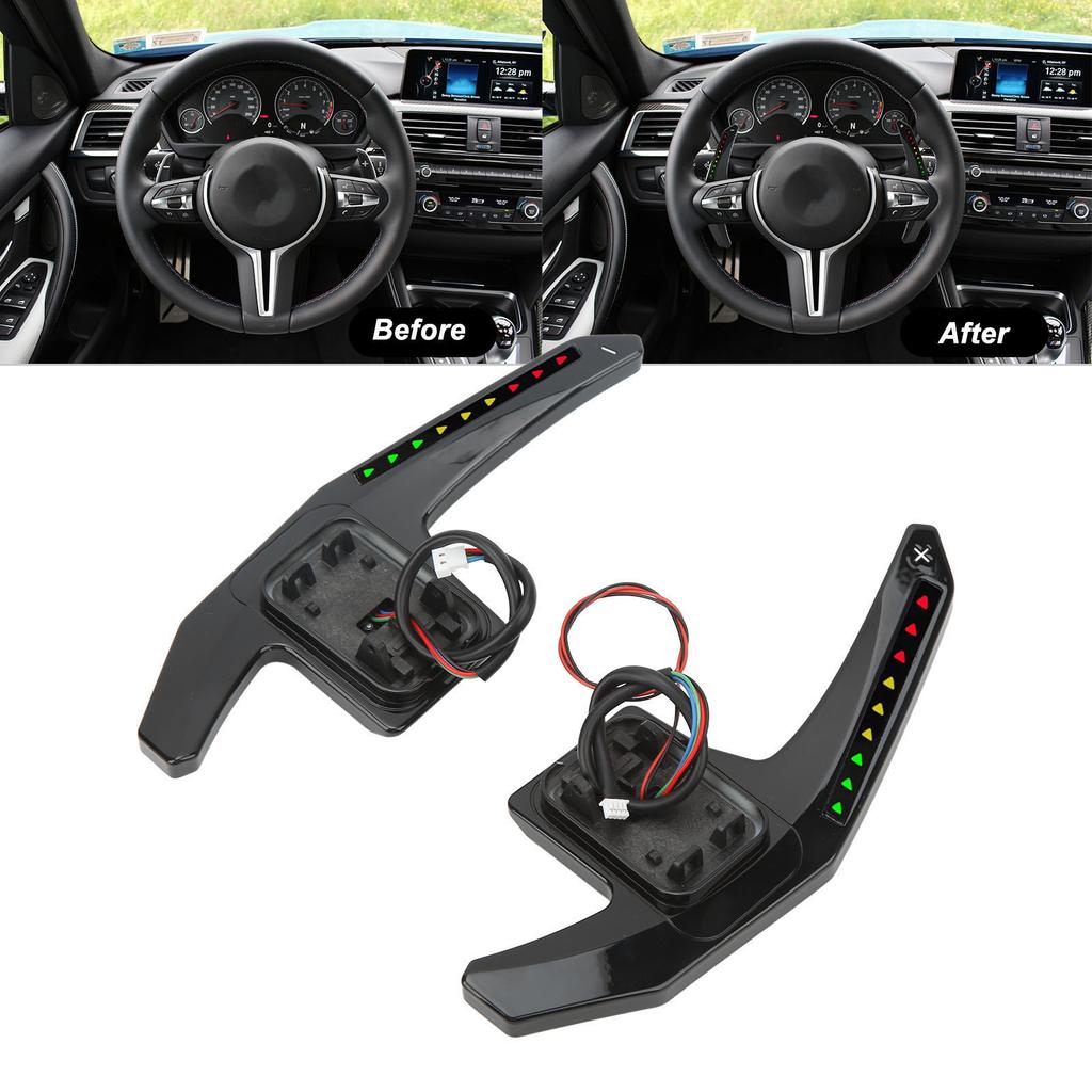 LED Paddle Shifter Extension APP Controller Replacement For F G Series M Sport M2 M3 M4 M5 M6 X5M X6M Black