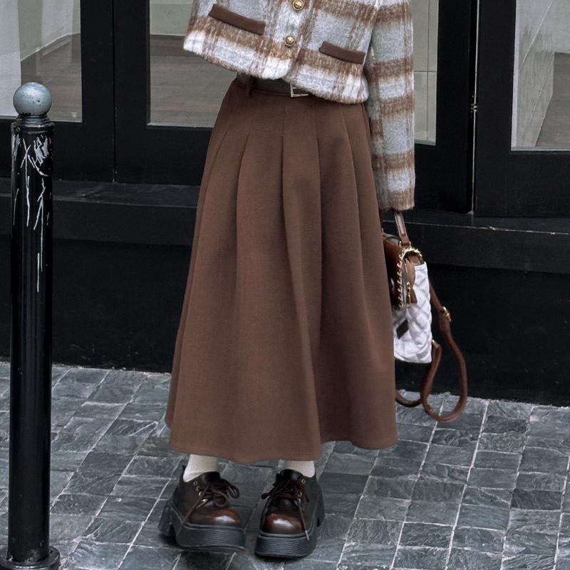 

Комплект миди-юбки для девочек высокого класса - Мода Осень/Зима 2025 170cm